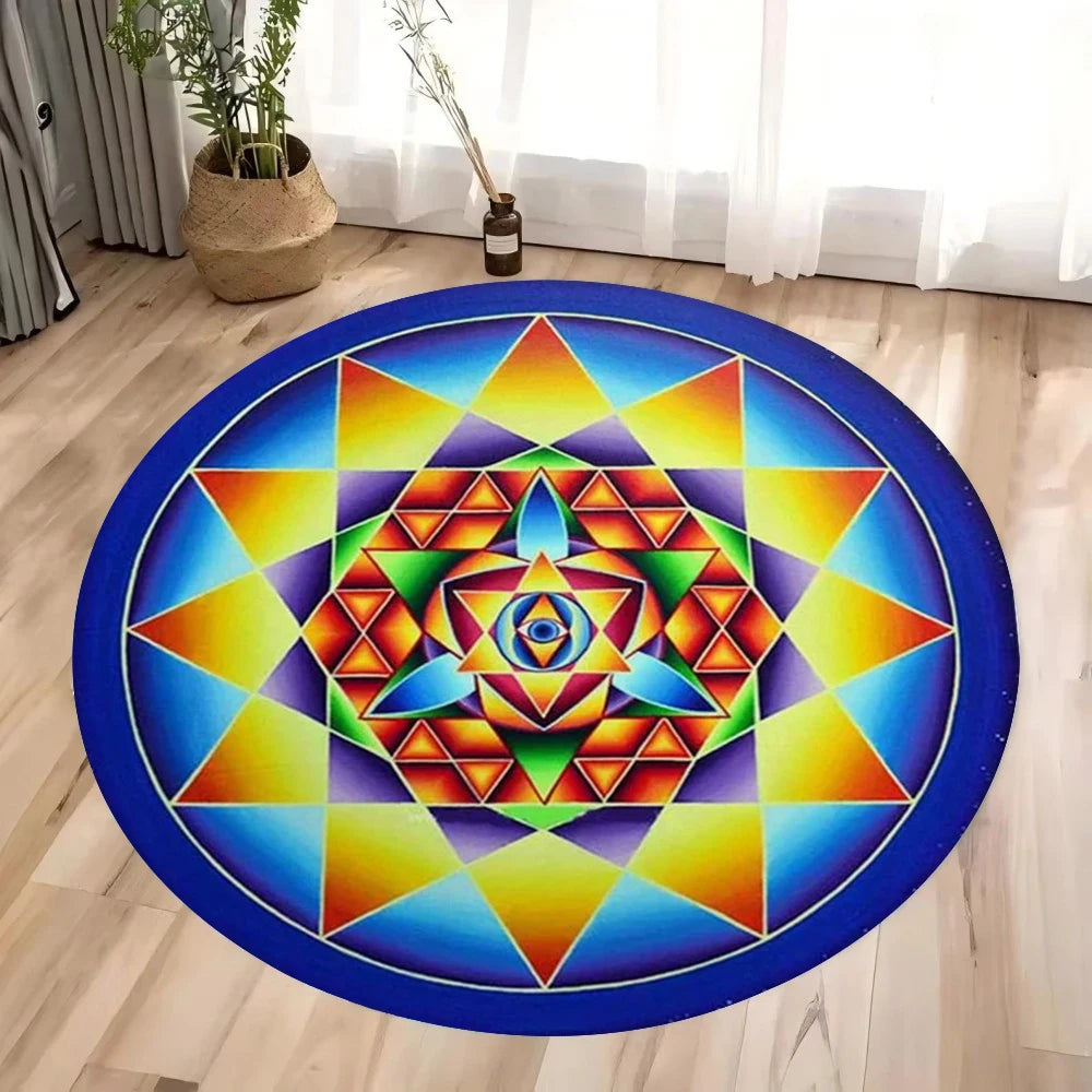 Boho Mandala Printed Carpet Kids Room Floor Mats Living Room Rugs Washable Carpet for Home Decor Mat