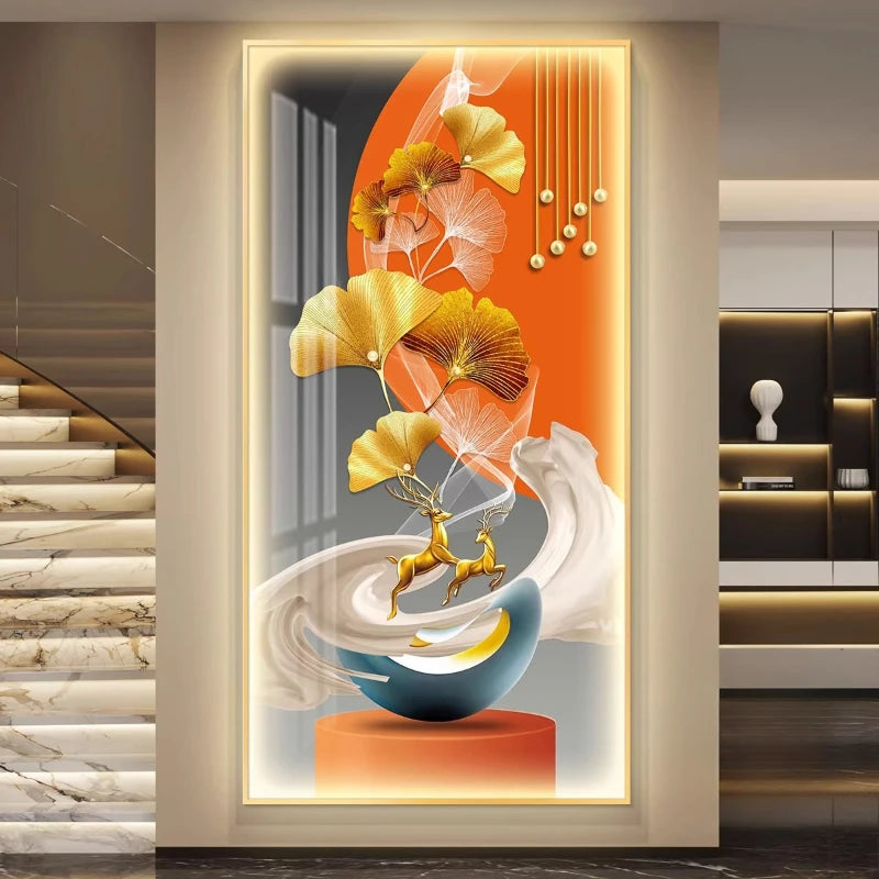 180 200 220 240 cm Modern with lights room decoration poster wall art room decor posters pictures Home wall decoration Painting