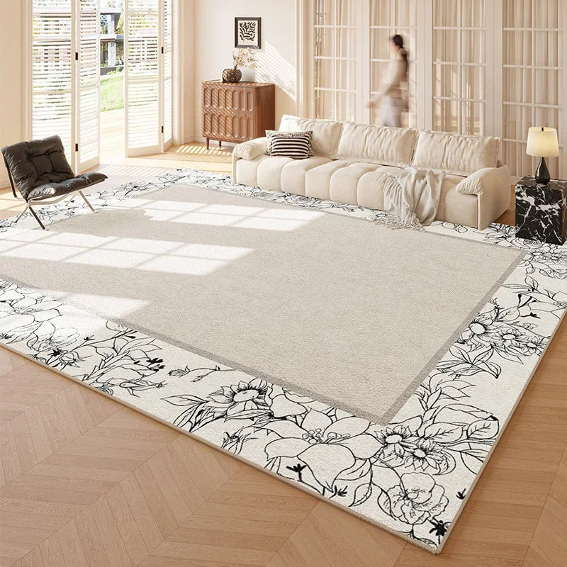 Artistic French Carpets Comfortable Easy Care Bedroom Rugs Living Room Carpet Creative Rug Alfombra