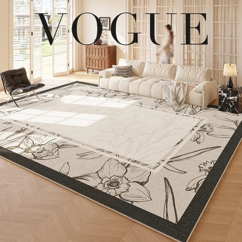 Artistic French Carpets Comfortable Easy Care Bedroom Rugs Living Room Carpet Creative Rug Alfombra