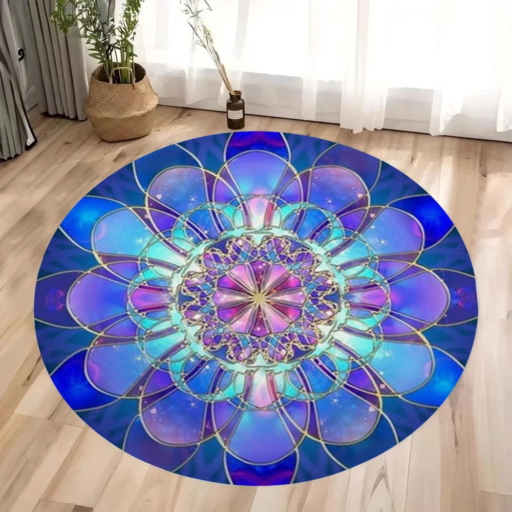 Boho Mandala Printed Carpet Kids Room Floor Mats Living Room Rugs Washable Carpet for Home Decor Mat
