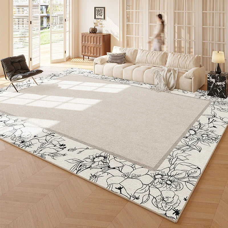 Artistic French Carpets Comfortable Easy Care Bedroom Rugs Living Room Carpet Creative Rug Alfombra