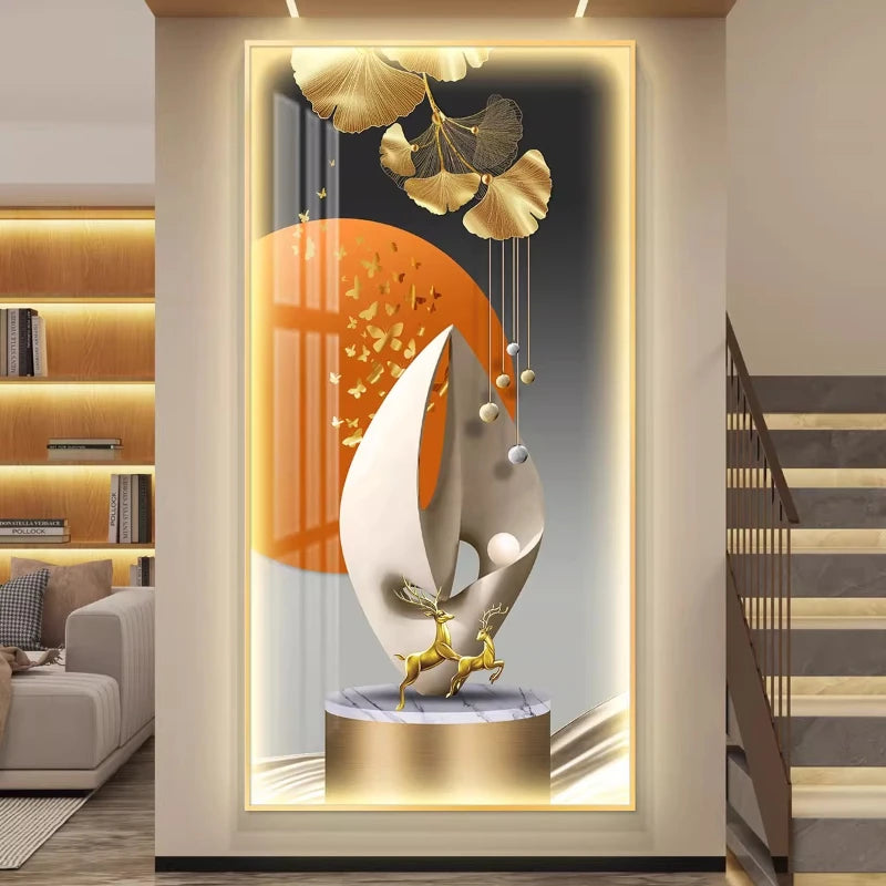 180 200 220 240 cm Modern with lights room decoration poster wall art room decor posters pictures Home wall decoration Painting