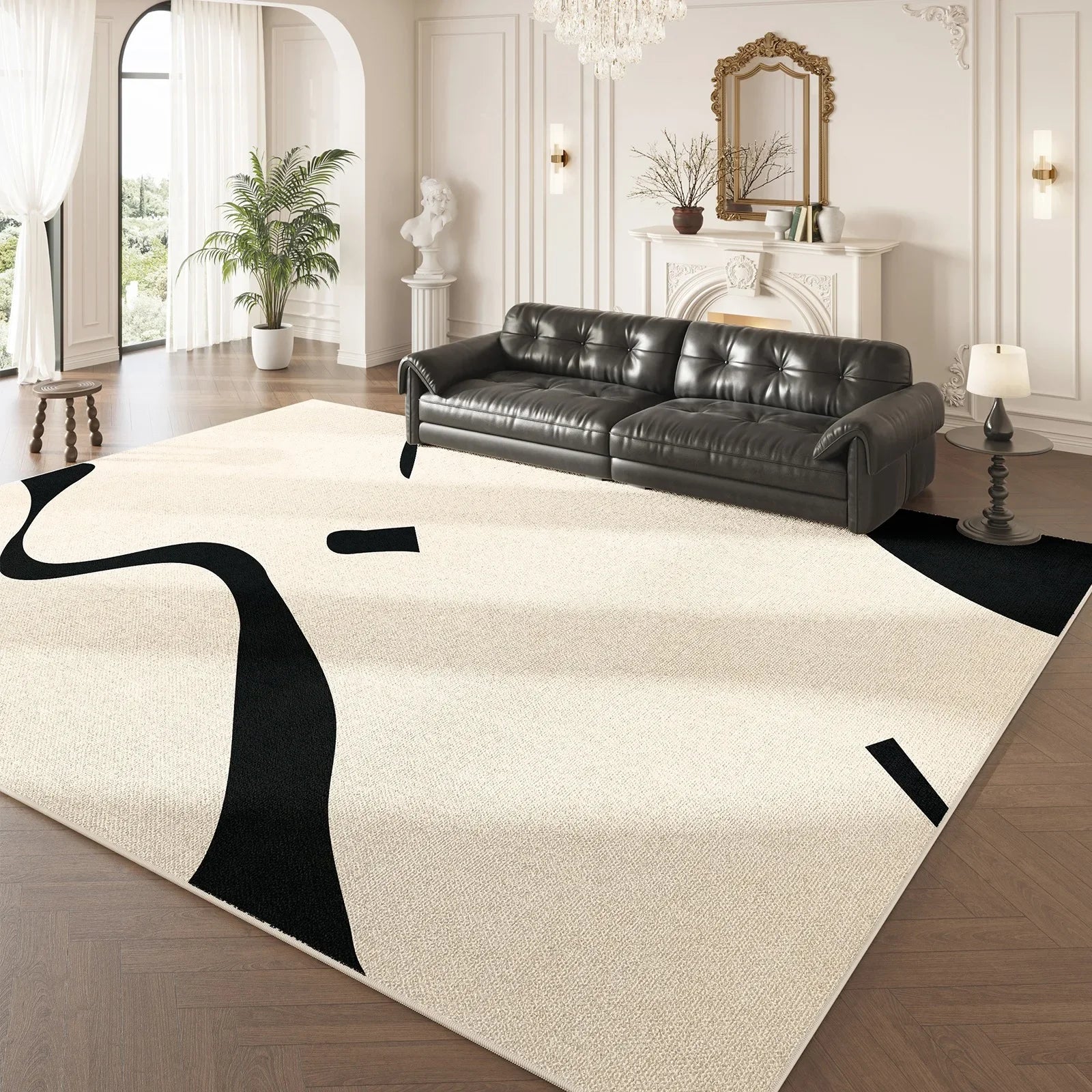 Artistic French Carpets Comfortable Easy Care Bedroom Rugs Living Room Carpet Creative Rug Alfombra